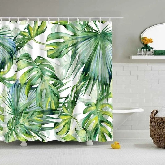 Tropical Shower Curtain - Home Bliss Treasures 