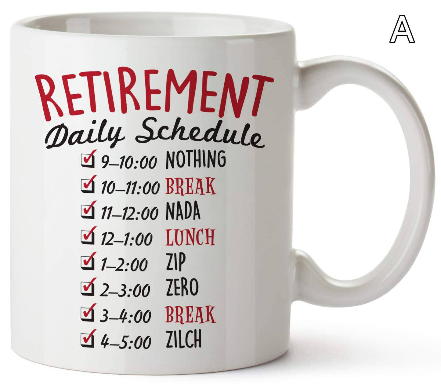 Retirement Ceramic Coffee Cup