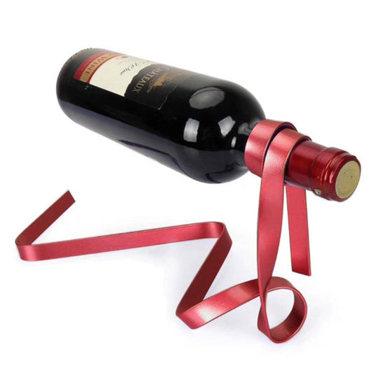 Creative Ribbon Wine Display