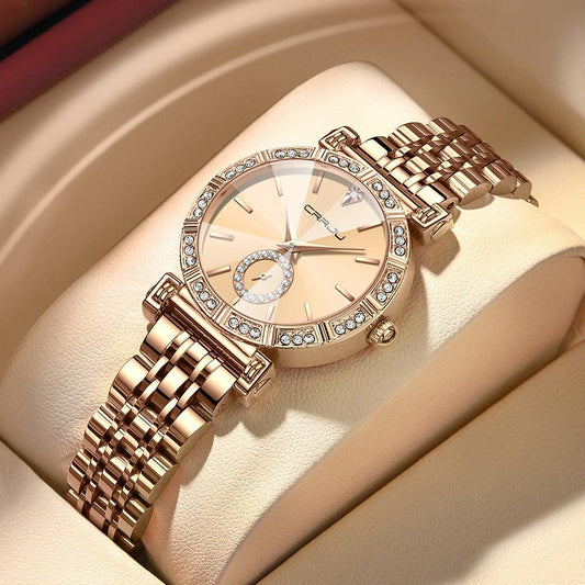 Ladies' diamond-studded watch