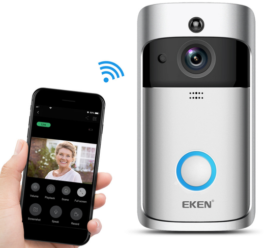 Smart Guard Wireless Video Doorbell - Home Bliss Treasures 