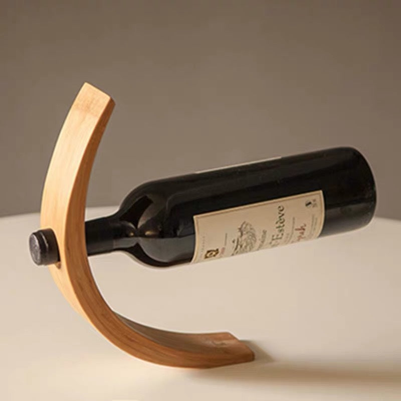 Contemporary Wine Shelf