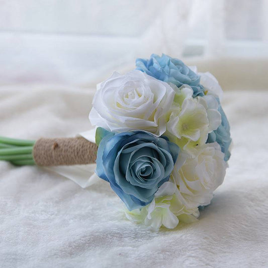 Small Bouquet Of Bridesmaids Holding Flowers - Home Bliss Treasures 
