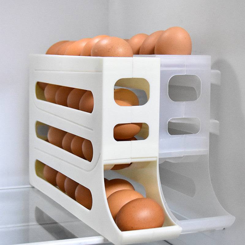 sliding egg storage container