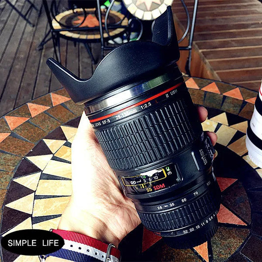 Camera Lens Design Thermos Cup