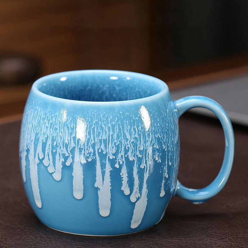 Ceramic Breakfast Cup cyan
