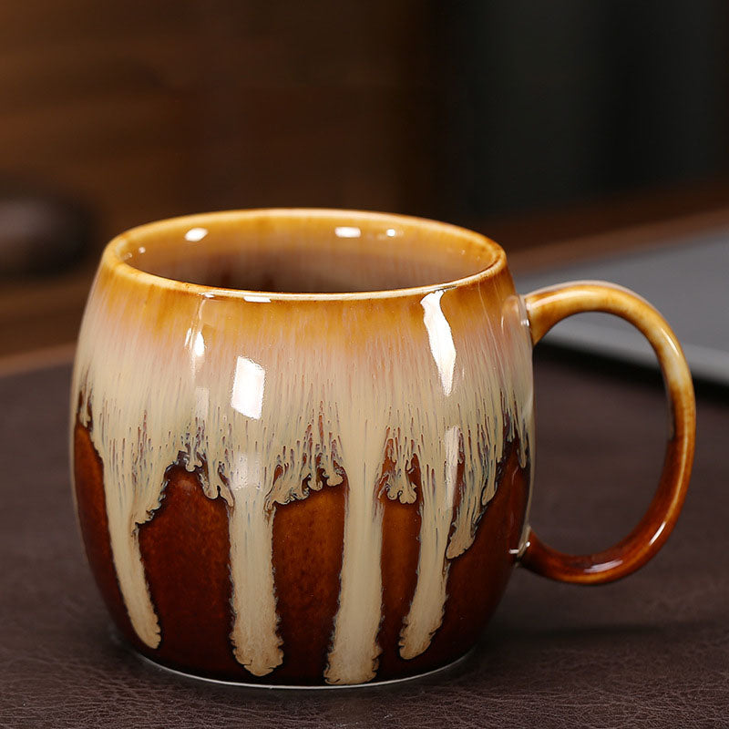 Ceramic Breakfast Cup brown