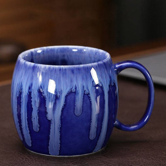 Ceramic Breakfast Cup blue