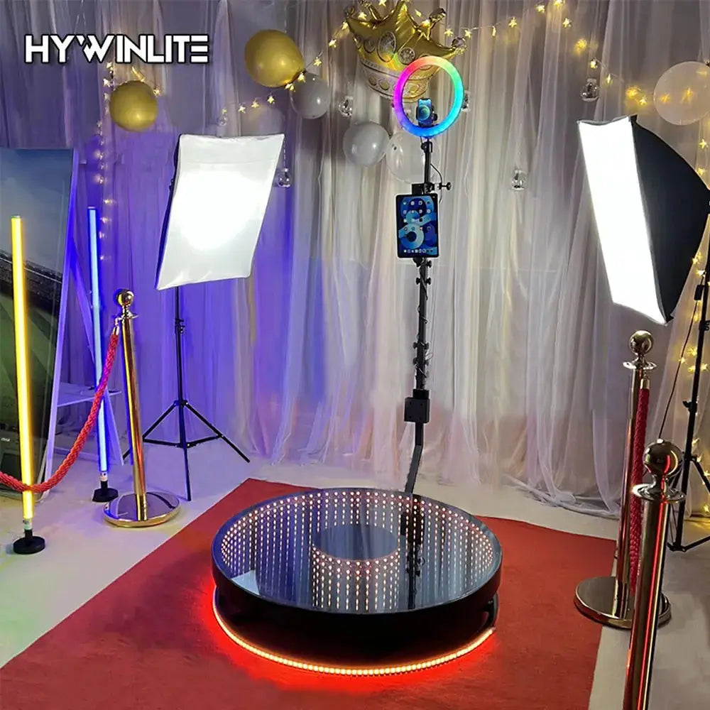 LED Glass 360° Photo Booth