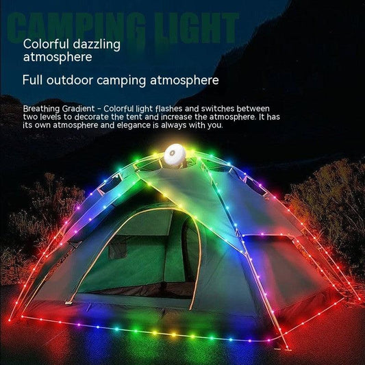 Portable rechargeable camping lamp