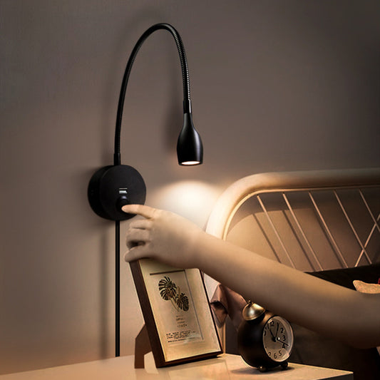 Touch Control Bedside LED Wall Lamp