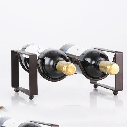 Stackable Wine Bracket Ornaments Wine Bottle Rack Wine Cabinet Wine Display Shelf Fashion - Home Bliss Treasures 