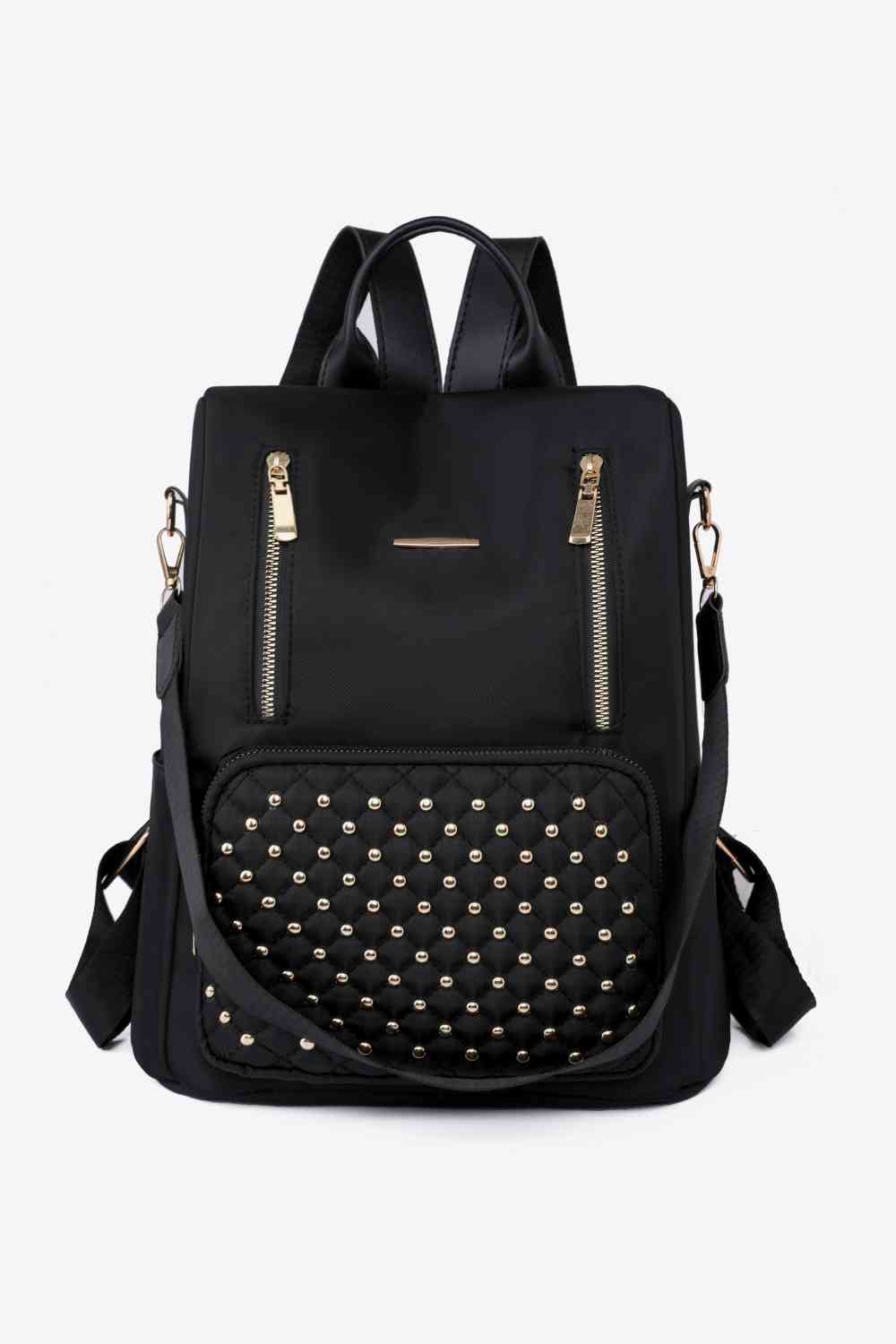 double zipper backpack